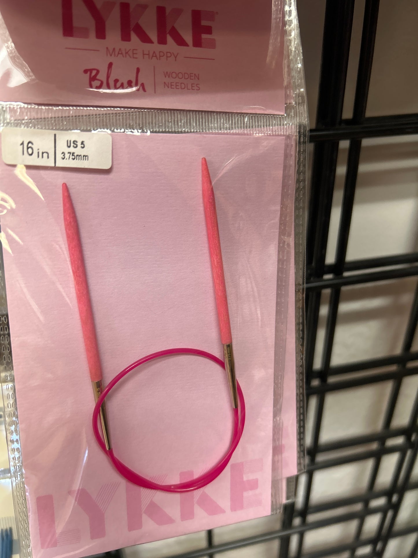 LYKKE Blush Fixed Circular Knitting Needles
