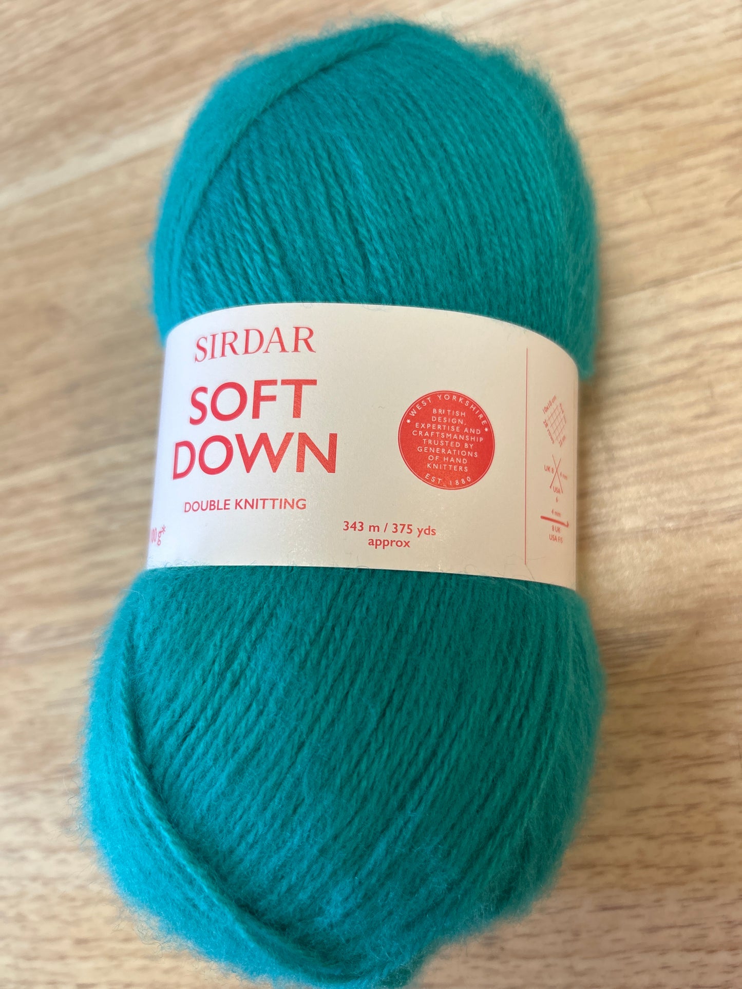 Sirdar soft down tender teal