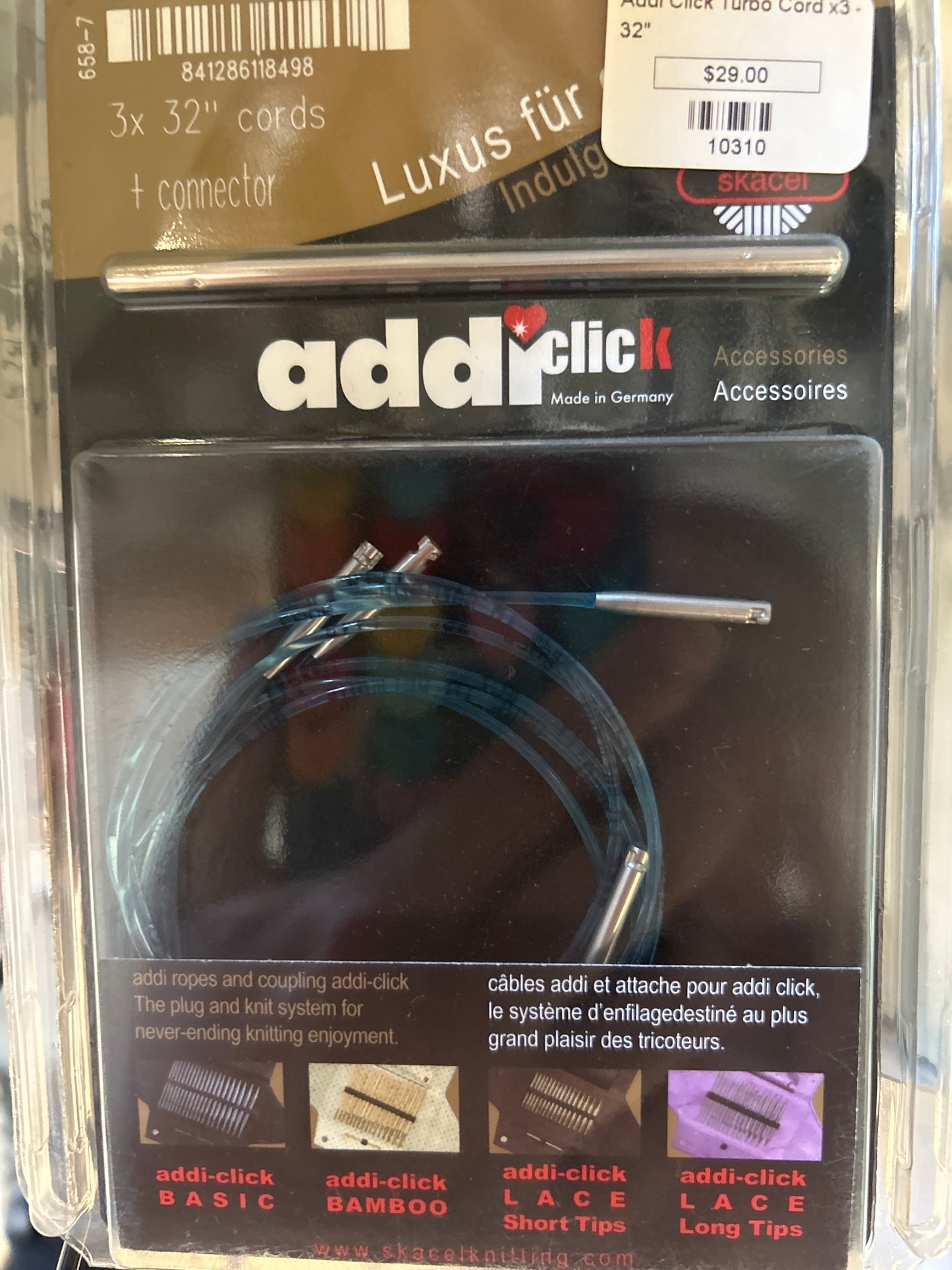 AddiClick turbo cord x3 32”
