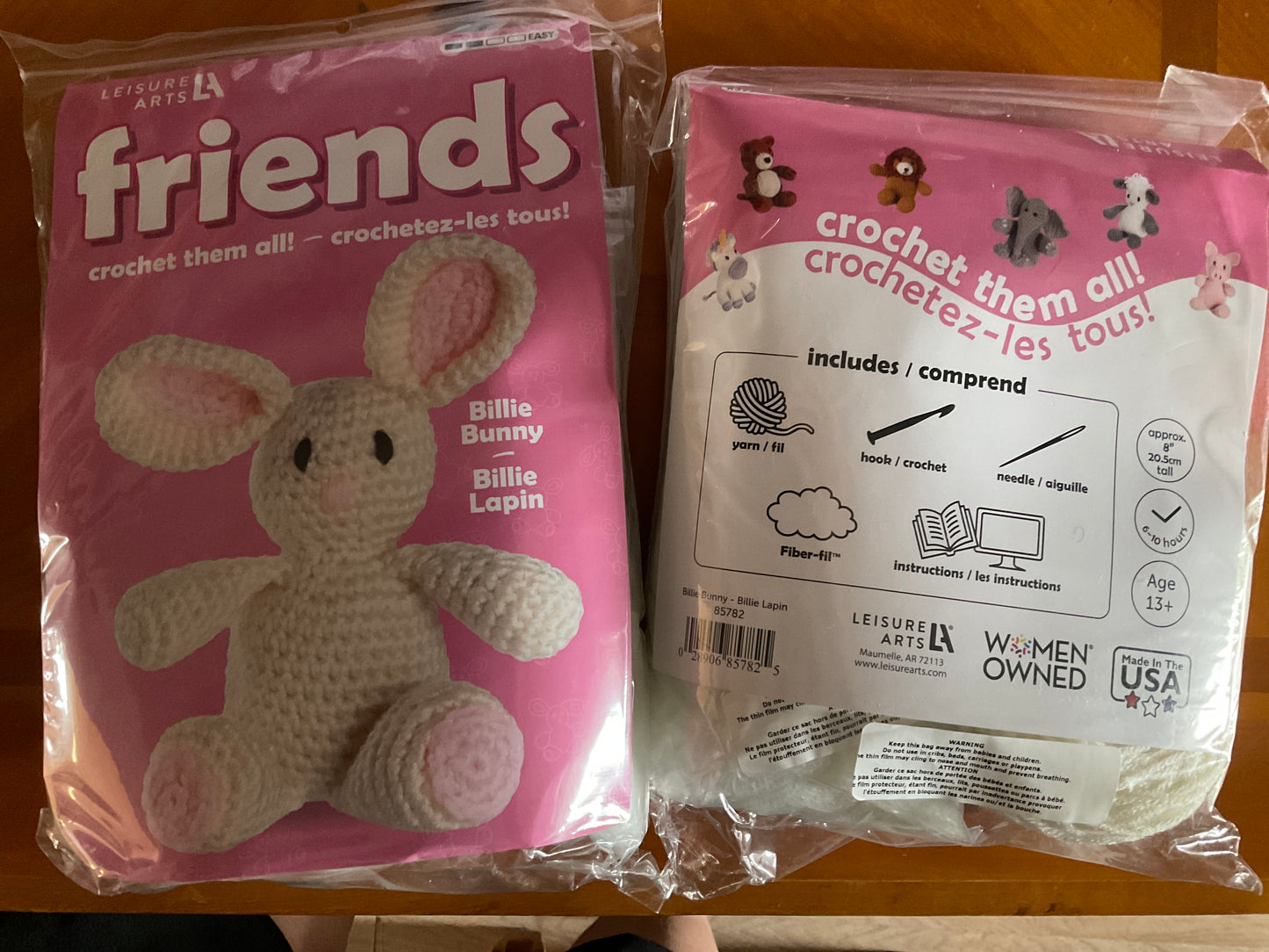 Friends Billie Bunny crochet kit