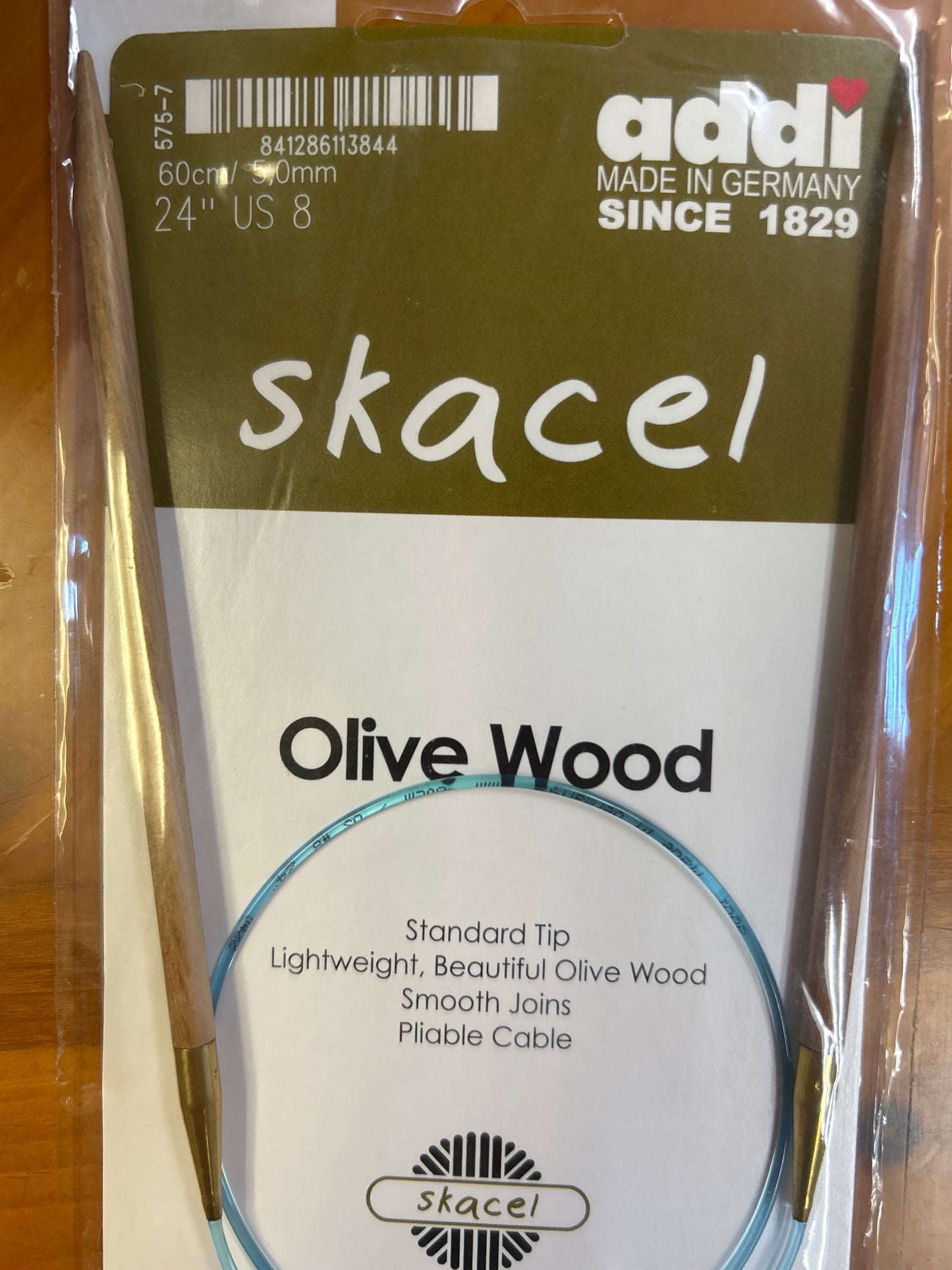 Addi Olive Wood Needles