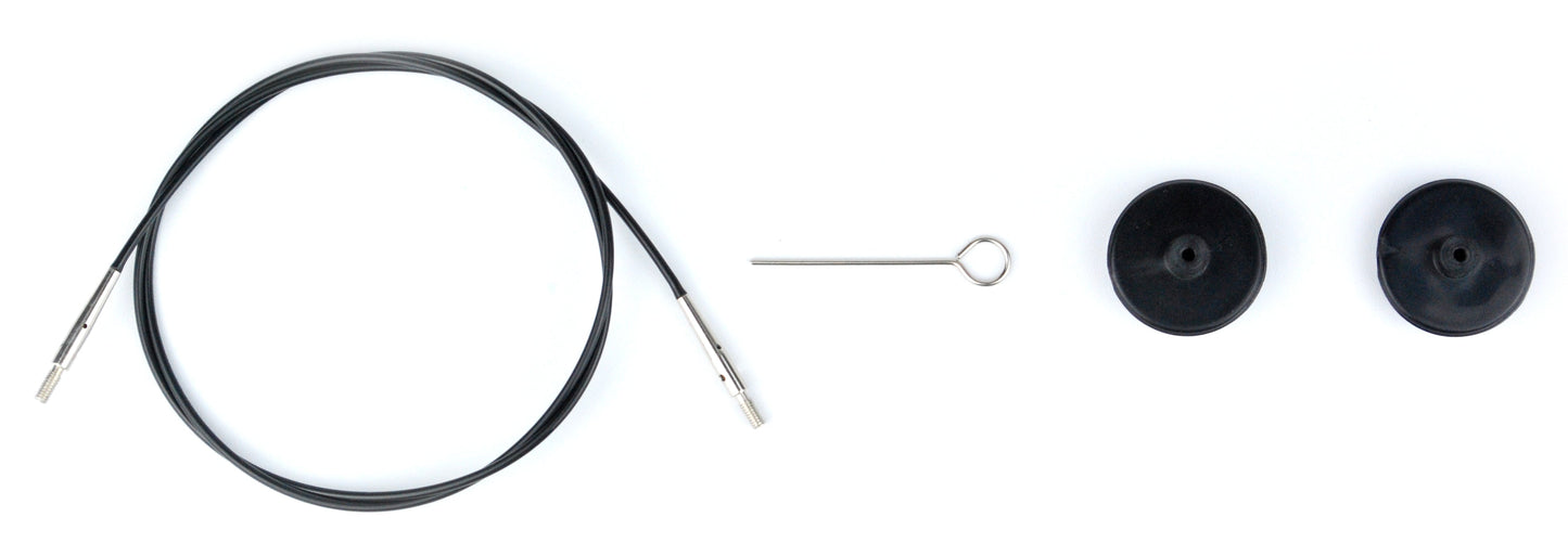 Lykke Cords for Interchangeable Needles - Black
