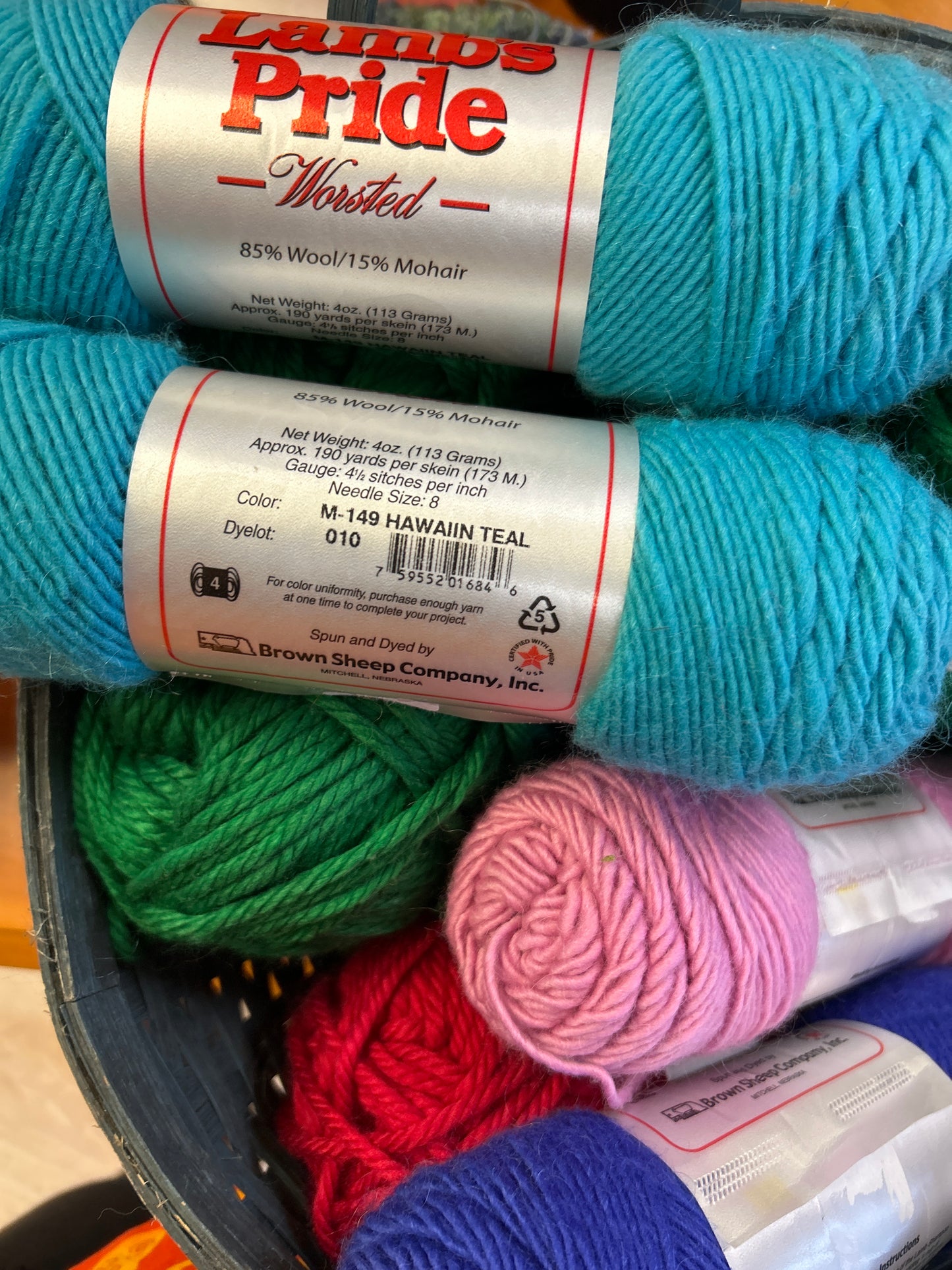 Lamb’s pride worsted