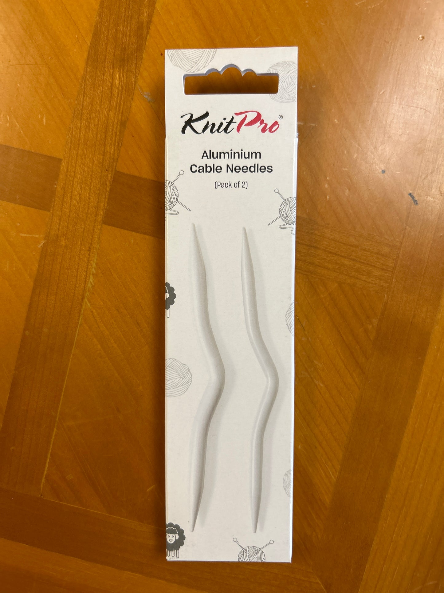 Knit pro aluminum cable needles