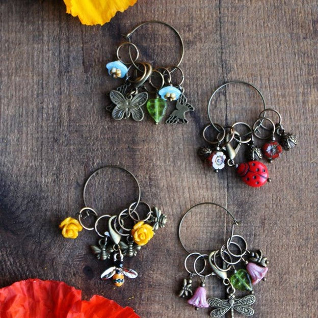 Garden Visitors Stitch Markers - Dragonflies