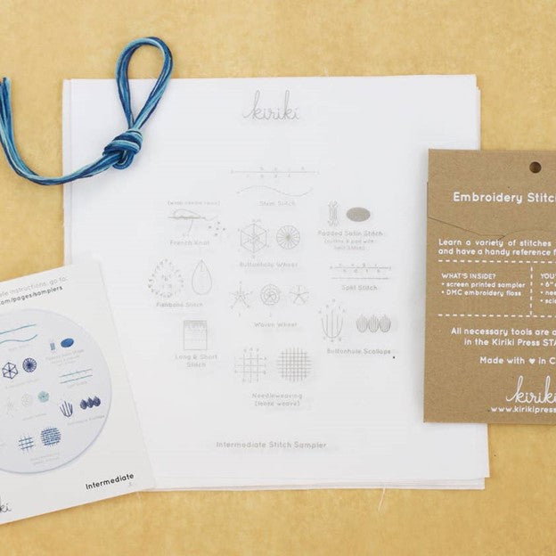 Embroidery Stitch Sampler - Intermediate