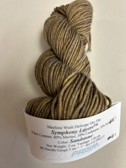 Hand-dyed Prism yarn