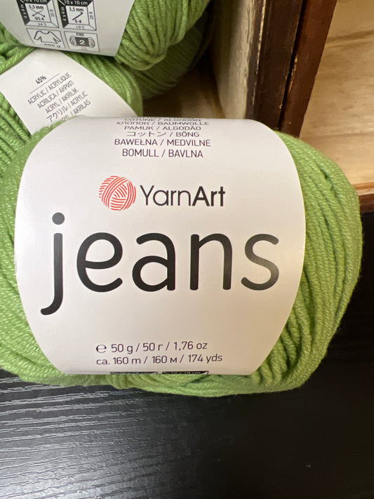 Yarnart jeans 69 green apple