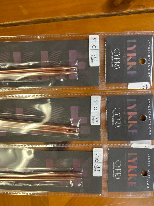 Lykke CYPRA copper needles