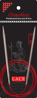 ChiaoGoo Red Lace Circular Needle 60"