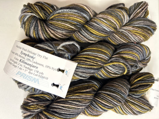 Hand-dyed Prism yarn