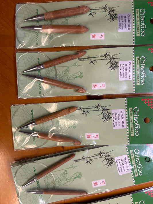 ChiaoGoo Bamboo circular hook