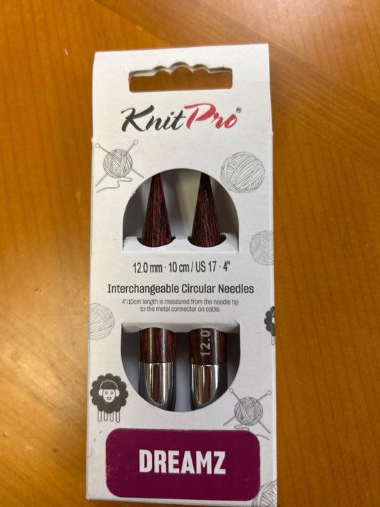 Knit pro Dreamz 4” interchangeable circular needles