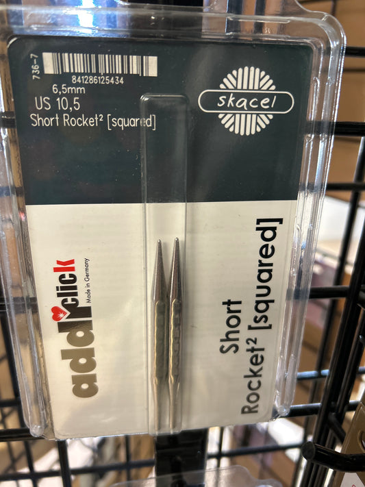 AddiClick short rocket 2 [squared] Tips 4”