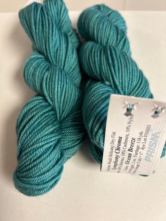 Hand-dyed Prism yarn