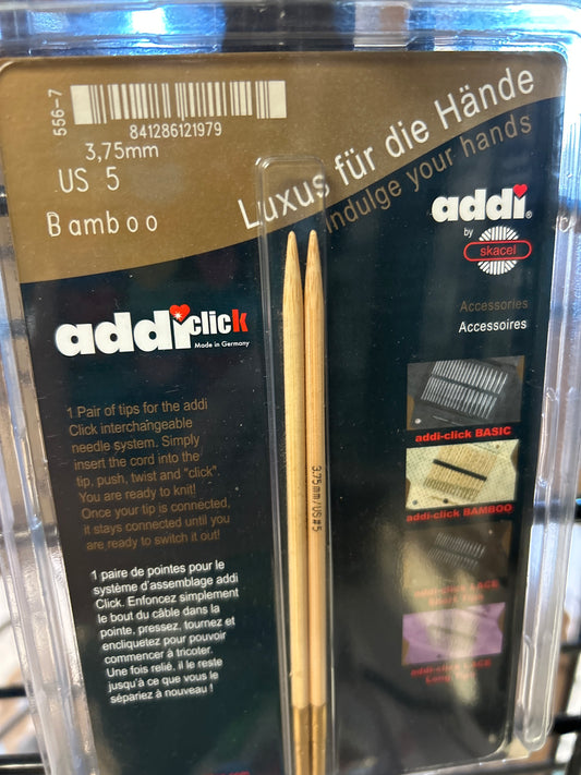 AddiClick Bamboo Tip U.S. 5 (3.75mm)