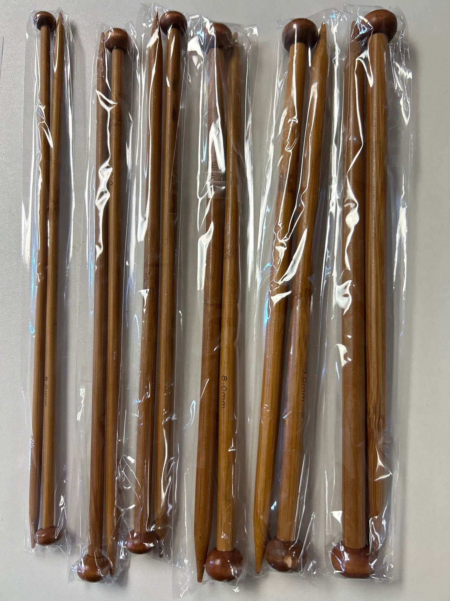 Bamboo knitting needles