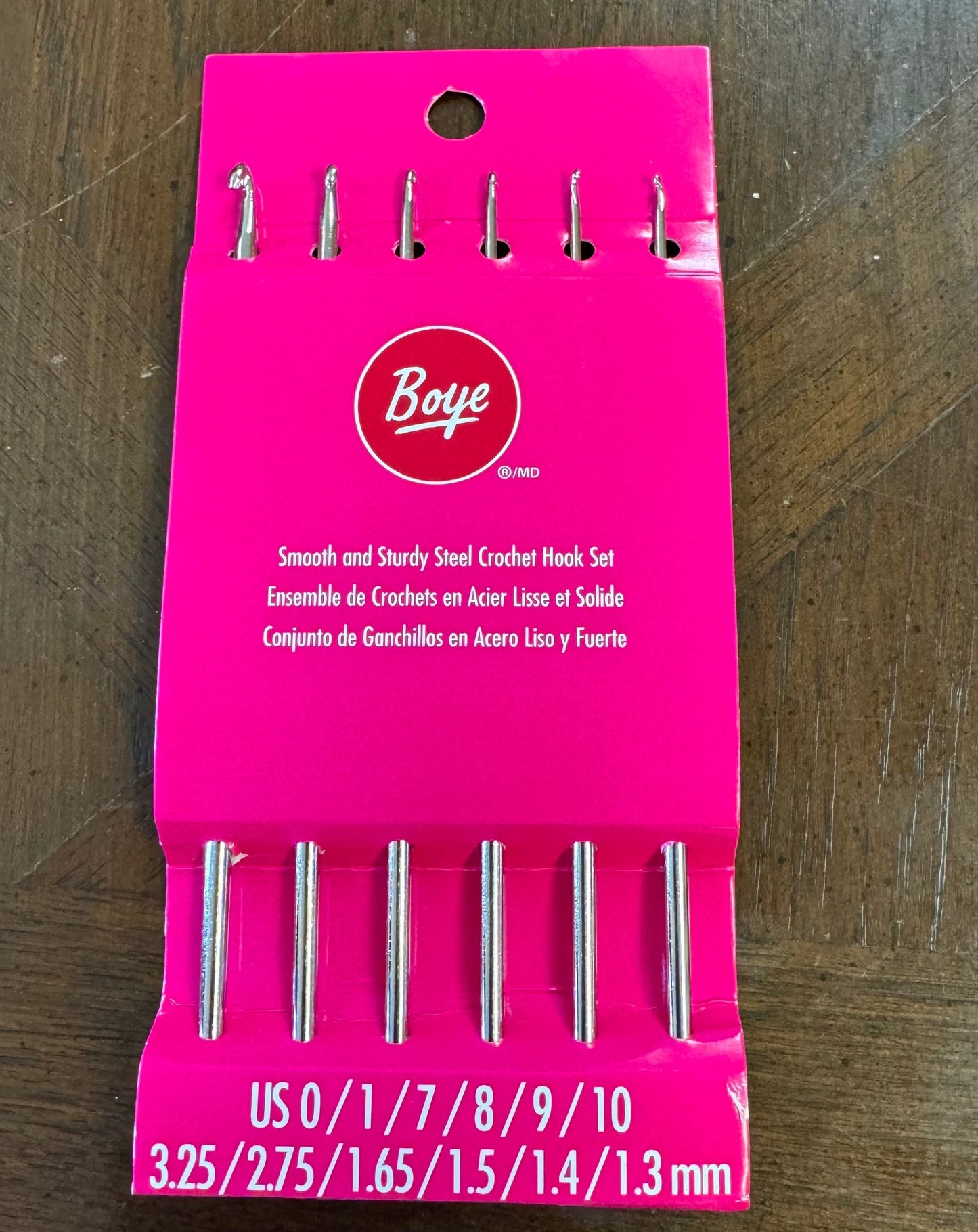Boye Steel Hooks Set of 6