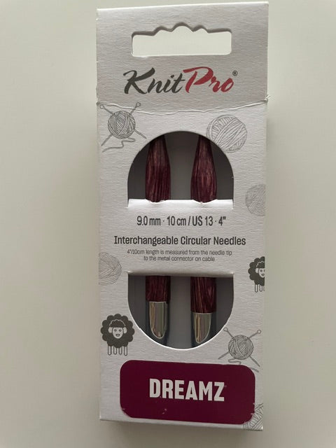 Knit Pro Dreamz 4” interchangeable circular needles