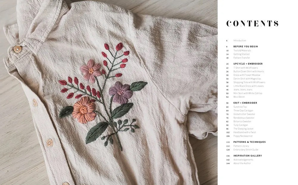 Wardrobe Embroidery: Knit & Embroidery Projects for Upcycling Clothes