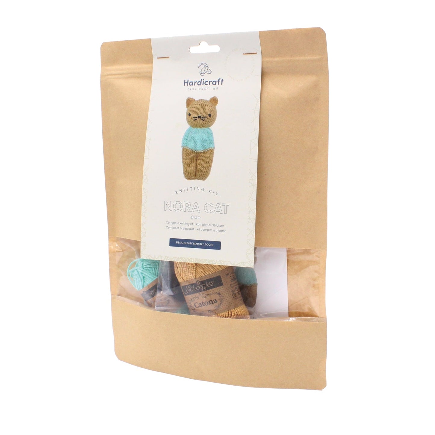 Nora Cat Beginner Knitting Kit