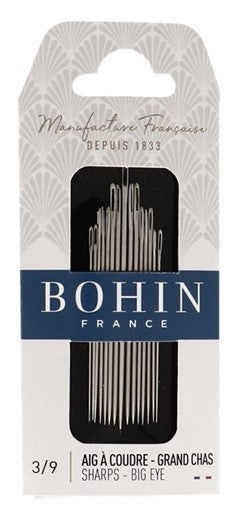 Bohin Sharps Needles 3/9 Big Eye