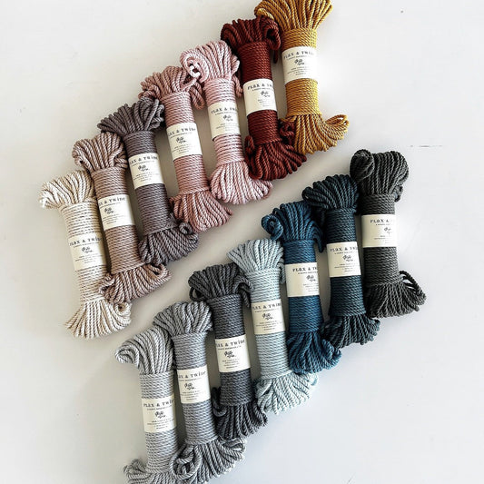 Flax & Twine Brenn Recycled 5mm Cotton Rope