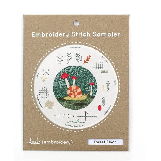 Embroidery Stitch Sampler - Forest Floor