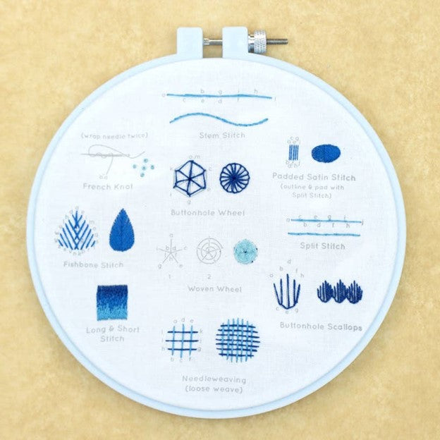 Embroidery Stitch Sampler - Intermediate