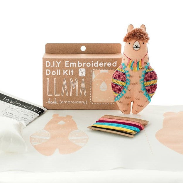 Embroidery Kit - Llama