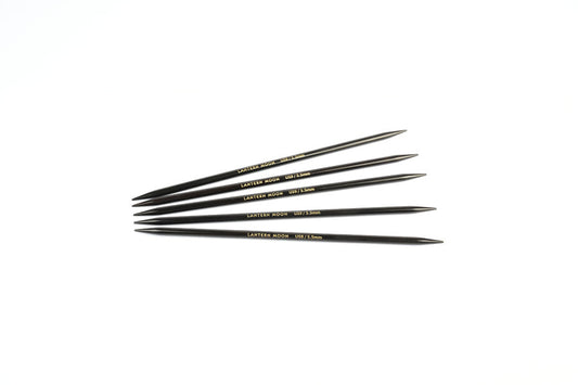 Lantern Moon Ebony DPNs - 6" length