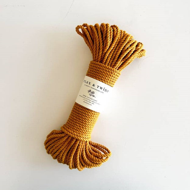 Flax & Twine Brenn Recycled 5mm Cotton Rope