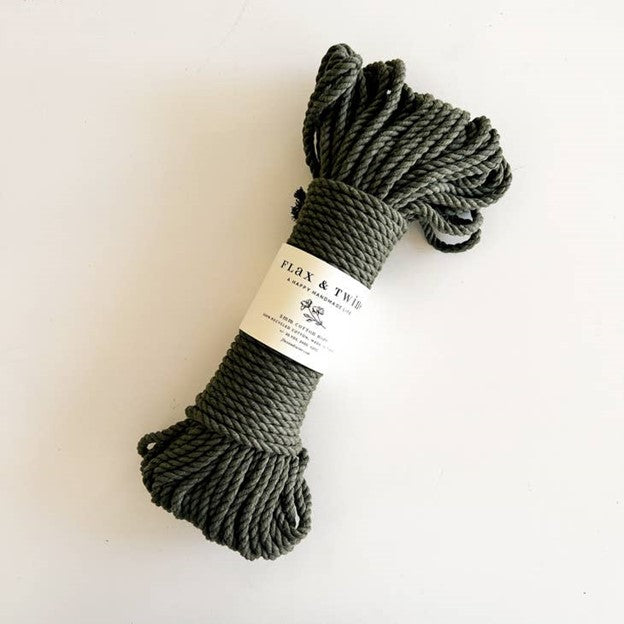 Flax & Twine Brenn Recycled 5mm Cotton Rope