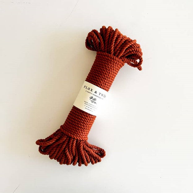 Flax & Twine Brenn Recycled 5mm Cotton Rope