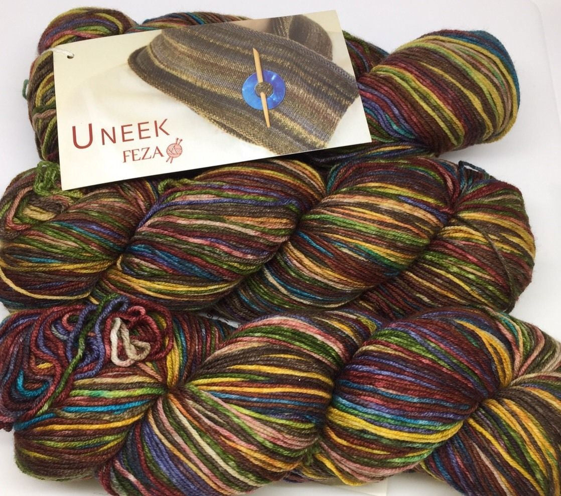 Uneek Self-Striping Fingering (Sock Weight)