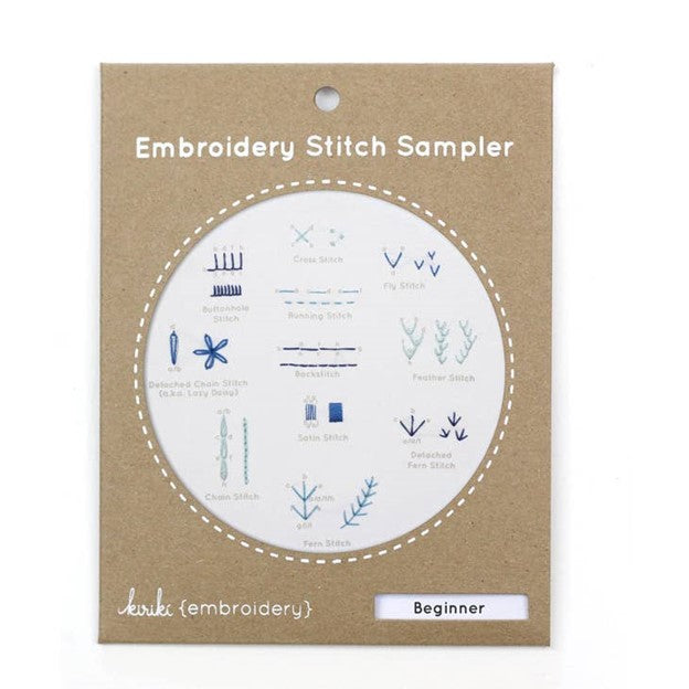 Embroidery Stitch Sampler - Beginner