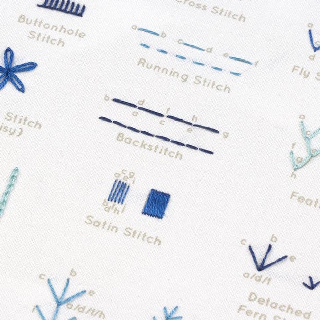 Embroidery Stitch Sampler - Beginner