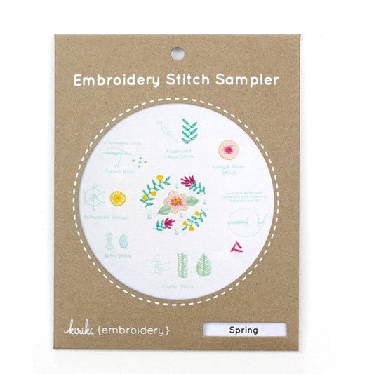 Embroidery Stitch Sampler - Spring