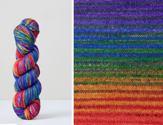Uneek Self-Striping Fingering (Sock Weight)